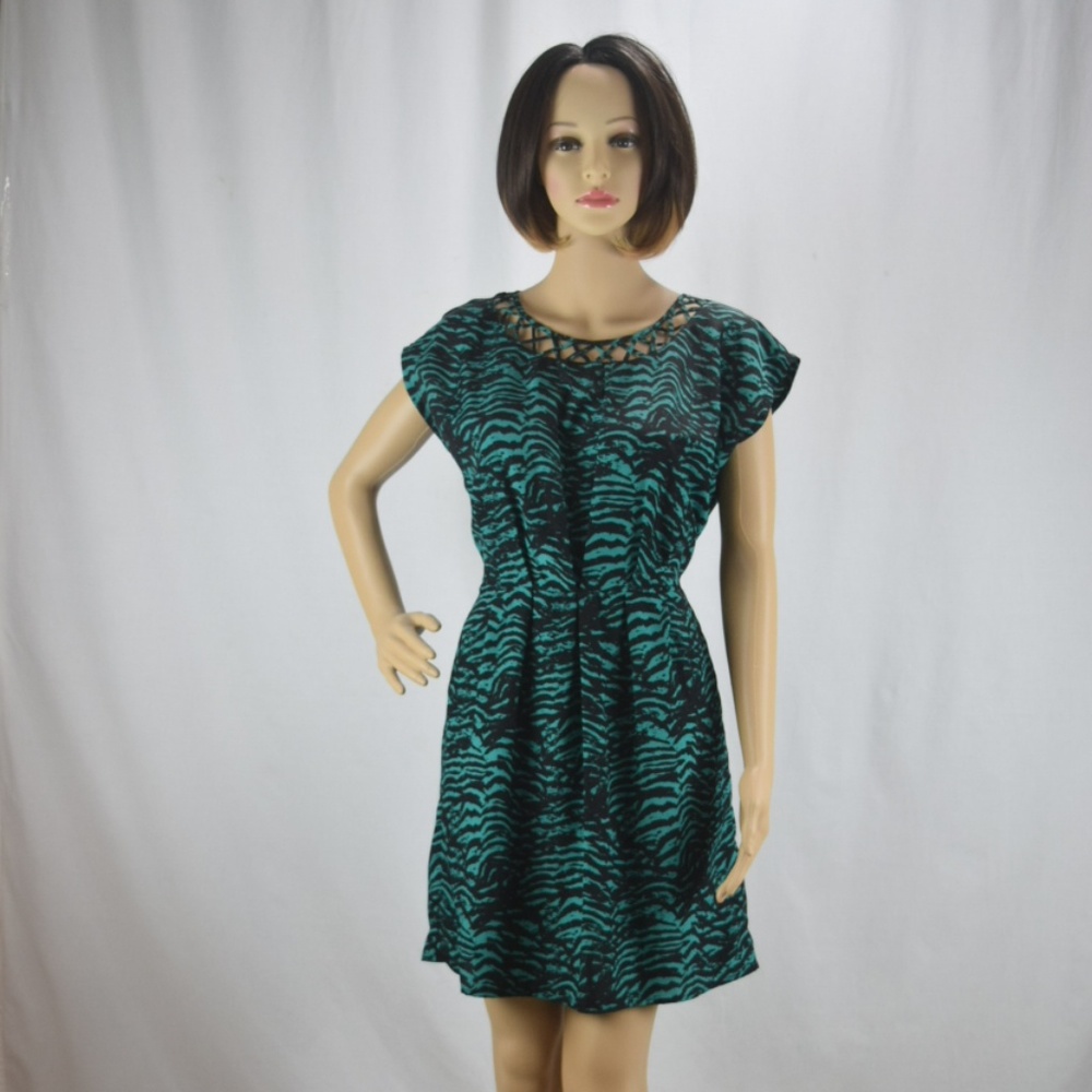 Printed A-Lined Dress